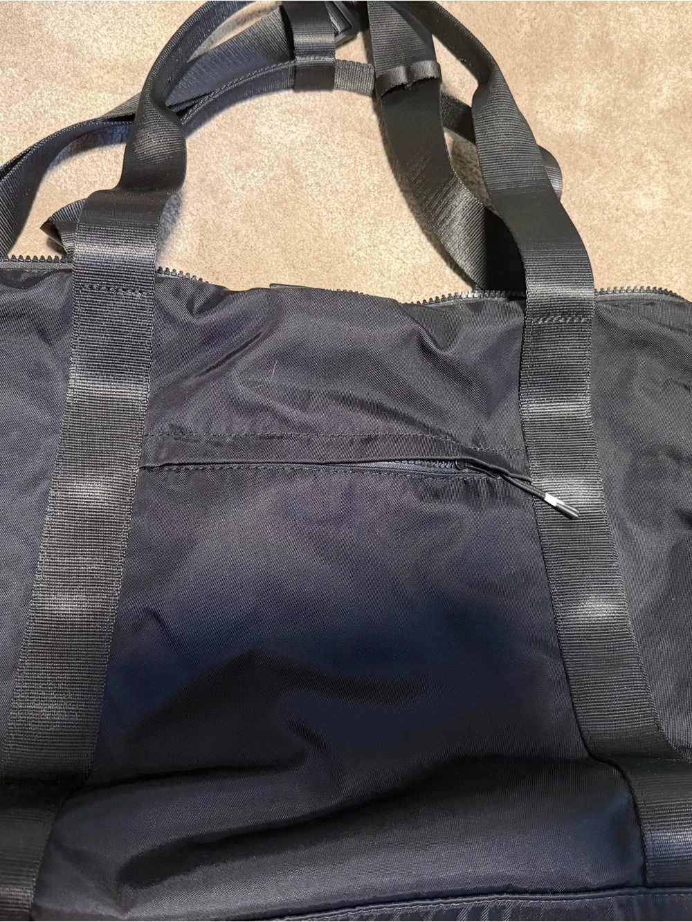 Fabletics Black Weekender Bag